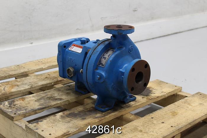 Used Goulds 3196 1x1.5x6 Pump, Ductile Iron Casing #42861