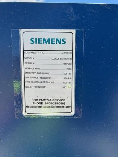 Used US Filter, now Evoqua US Filter, J Press now Evoqua