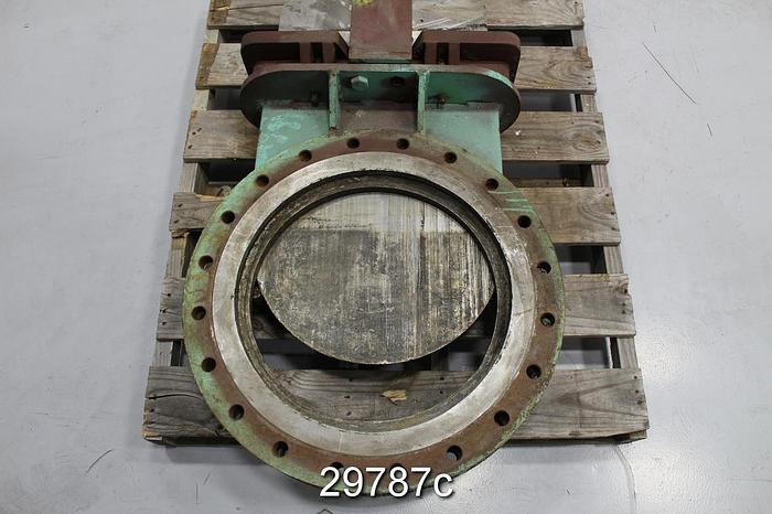 Used Fabri 37r304h01 20" Air Operated Knife Gate Valve #29787