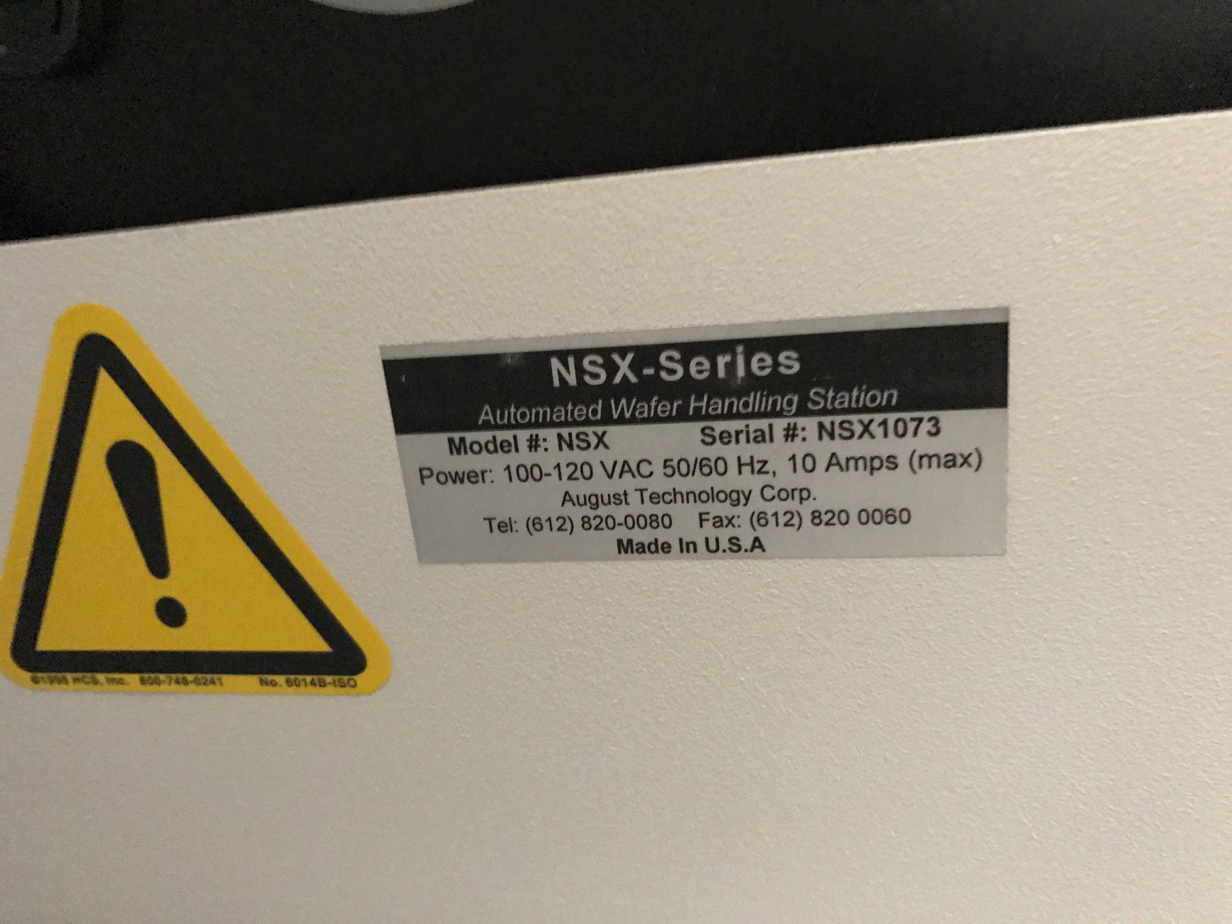 Used Rudolph / August NSX 90 Inspection System