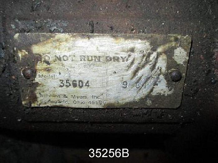 Used Robbins & Meyers 35604 2x1.5" Progressive Capity Pump #35256