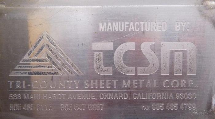 Used Mixer, Paddle, 10 CF, S/st, TCSM, 2 HP #S743987