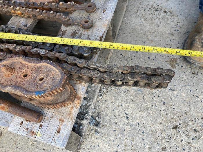 Used Chain Pipe Wrench Vise Tong Components Package