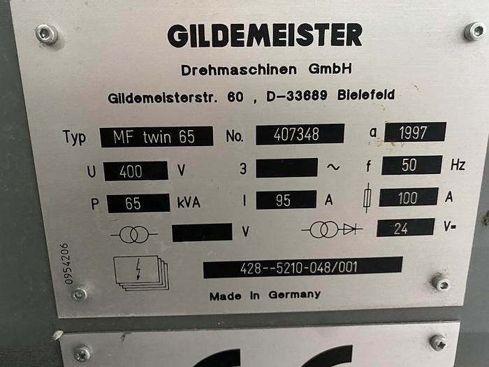 Used 1997 Gildemeister MF65 Twin