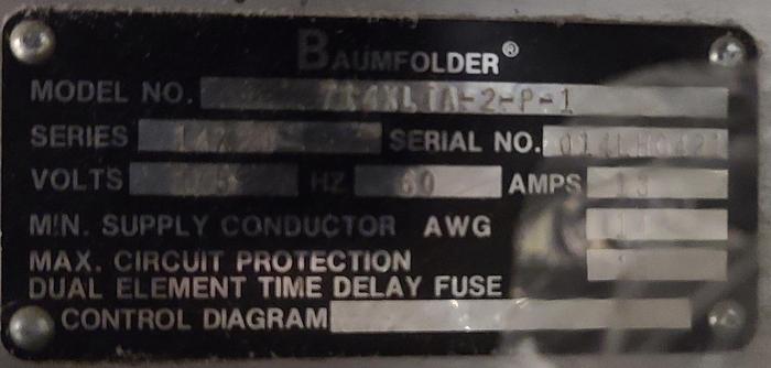 Used Baum 714 Ultrafold XLT