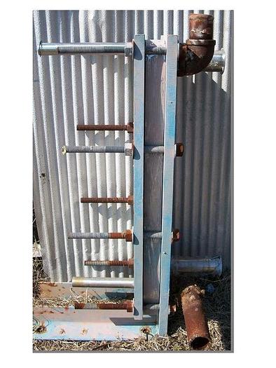 Used Used Mueller Accu-Therm approximately 18 sq ft. plate heat exchanger