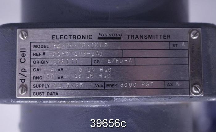 Used Foxboro 823DP-I3S1NL2 Electronic Transmitter #39656