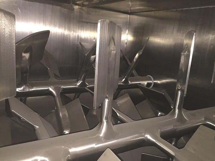 Used 1500 LITER (53 CU. FT.) AMERICAN PROCESS SYSTEMS FLUIDIZED ZONE MIXER – SANITARY S/S