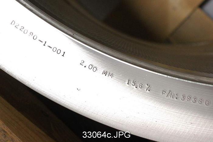 Unused Black Clawson P24 Pressure Screen Basket, .078" Holes #33064