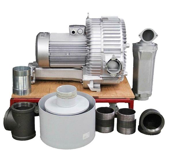 Atlantic Blowers AB-2102 ABPK-2102 Regenerative Blower &Pressure Kit  NEW (6947)