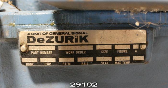 Unused Dezurik S6927350 6" Control V-Ball Valve #29102