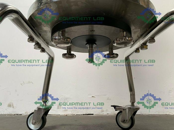 Used Millipore QuikScale 200 x 1100 Chromatography Column 33 Liter w/ Hand Pump