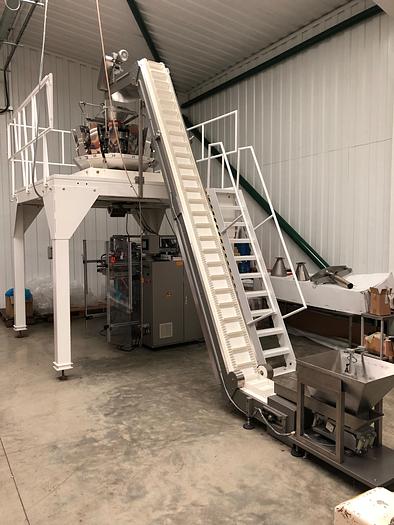 Used Yamato / Wolf BAGGING LINE, vertical form fill seal