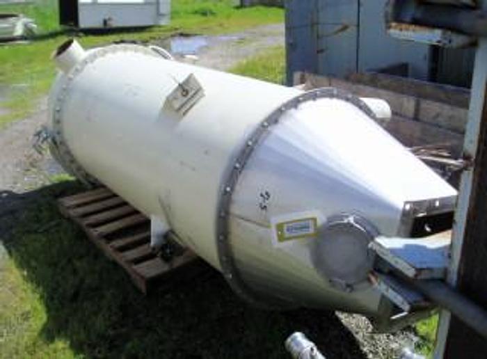 Used Dust Collector, Baghouse, 130 SF, Round Tank, Pulse, #S733506