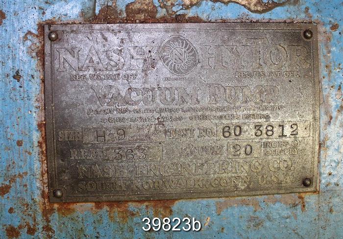 Used Nash H-9 Vacuum Pump #39823