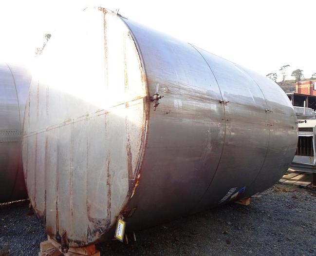 Used Tank, 5,090 Gallon, S/st, Agit, 8.5' x 12', #S742440