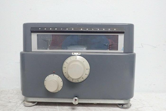 Used Vintage Torsion Balance DWL-2 Gram Scale Laboratory