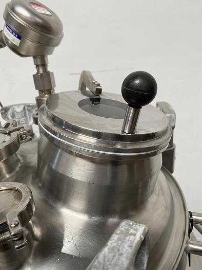 Used DCI 50 Liter Jacketed Stainless Steel Reactor Vessel W/ Steridose Motor