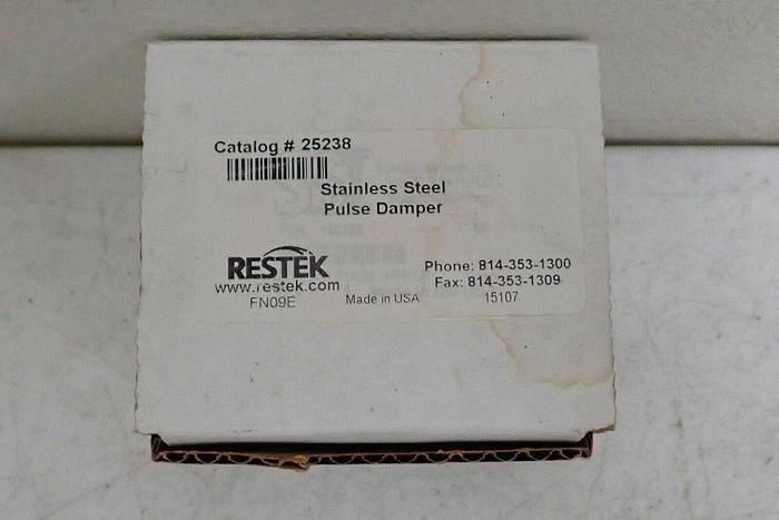 Used Restek 25238 Stainless Steel Pulse Damper