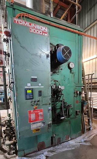 Used 1985 TOMLINSON WATER TUBE 3 MW STEAM BOILER WT-212-30000-120