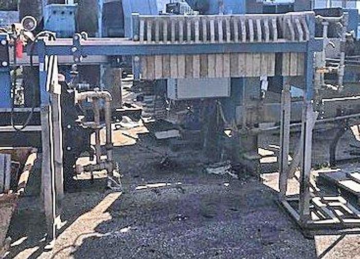 Used 3.5 CU. FT. JWI FILTER PRESS - 470 MM - C.G.R.