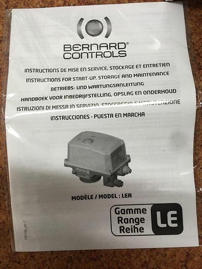 1 x New Deufra actuators LEA 3 , 35Nm , Bernard Controls