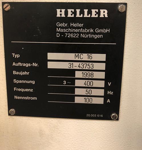 Used 1999 Heller MC16 HS Heller MC16 HS