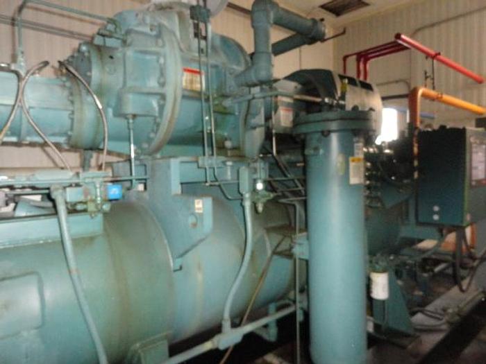 Used Frigoscandia GyroCompact, Md #CCM58-08-17 NN CR with skid mount Freon Refrigeration Package, 200 HP. CCM58-08-17 NN CR