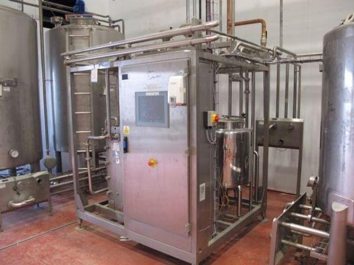 Used 2011 1,000 Litre Per Hour Skid Mounted Cream Pasteuriser