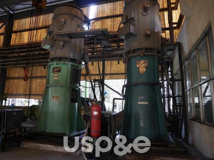 Used 135 MW 2001 Used GE 7LM 6000PC Natural Gas Turbine Generator Sets