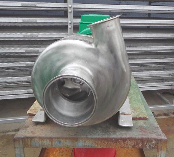 Used Pump, Centrif., 20/22 HP, S/st, 4" x 6", Sanitary, #S742772