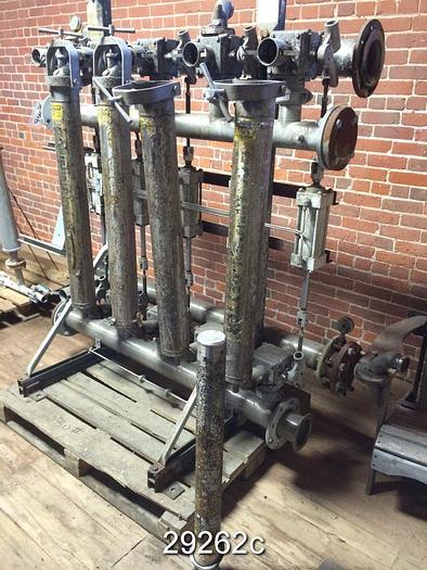 Used Ronningen Petter 205-BWMX,, (5) SS2236-ST Filters, 0.024" Slotted Media #29262