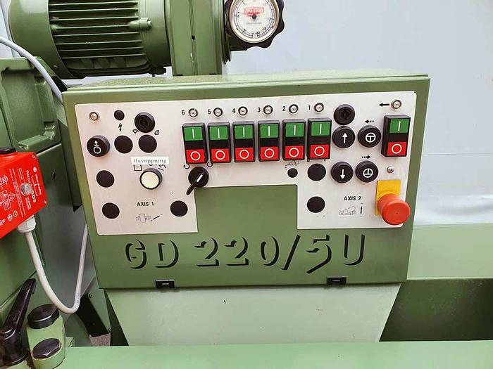 Used 1990 Wadkin Planer / Moulder GD 220 / 5 U