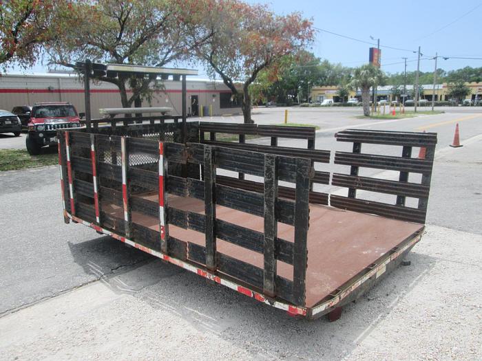 Used 12' Flat Bed Stake Body Truck Bed