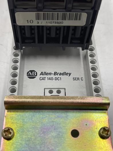 Used Allen-Bradley 140M-C2E-B10 Ser B 140-DC1 Ser C