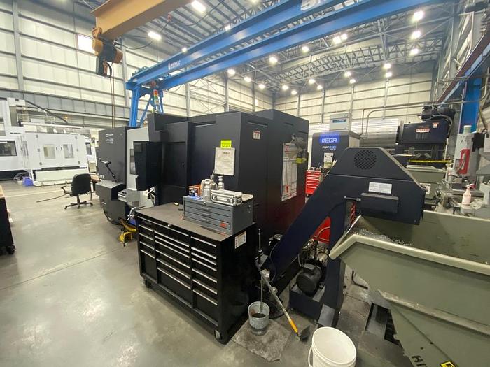 Used Hwacheon HT450BL YSMC CNC Turning Center 7 Axis