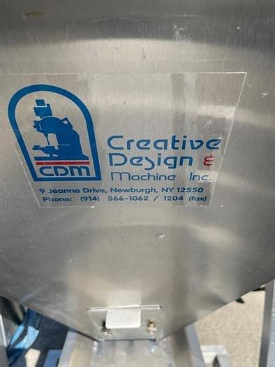 Used CDM Vibratory Feeder with Hopper Model BFZ-A