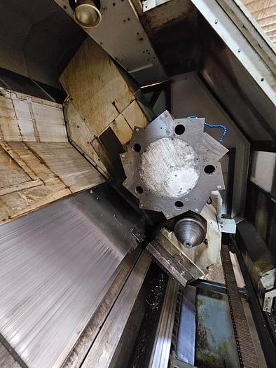 Used 2006 Mazak Slant Turn 60 CNC Lathe with 14.75" Bore