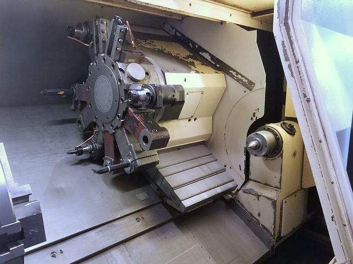 Used Used 2011 Mazak QTN 450IIM x 40″ CNC Lathe with 21″ Hyd. Chuck and 6.5″ Thru Hole