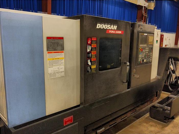 Used Used 2012 Doosan Puma 2600M Multi Tasking CNC Lathe
