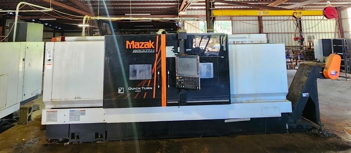 Used 2018 Mazak Smooth Quick Turn 450 x 80"