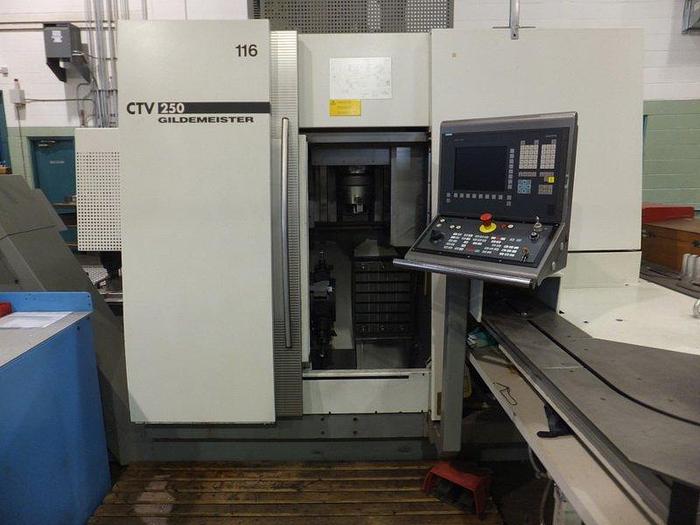 Used 2004 GILDEMEISTER CTV250 CNC TURNING CENTER
