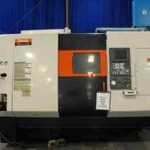 Used USED 2000 MAZAK SUPER QUADREX 250 CNC TWIN SPINDLE LATHE
