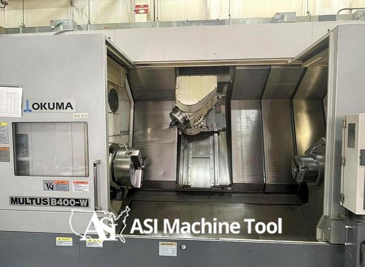 Used 2008 Okuma Multus B400W Multi-Tasking CNC Lathes