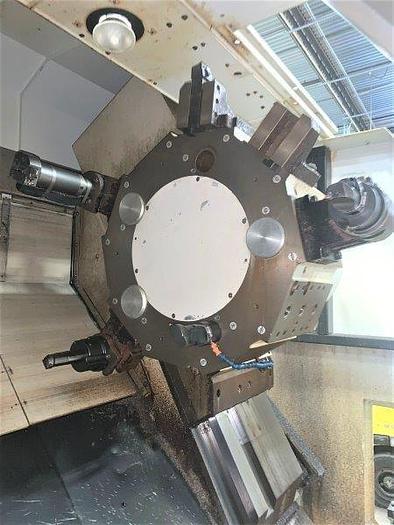 Used USED 2007 MAZAK SLANT TURN 80NR 22″ BIG BORE CHUCKER CNC LATHE