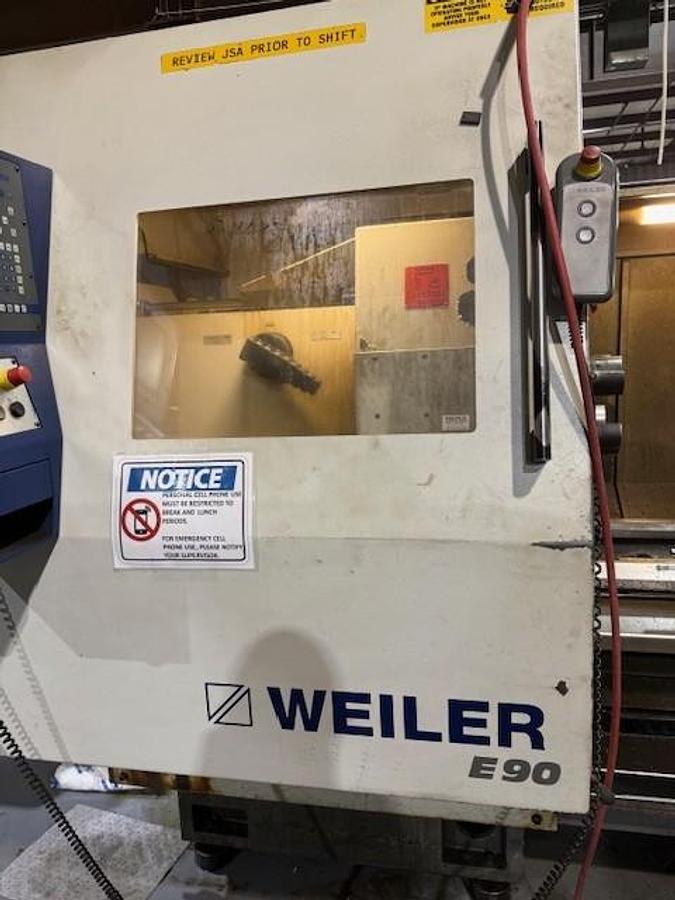 Used 2008 Weiler E90 / 3000 Oil Country CNC Lathe