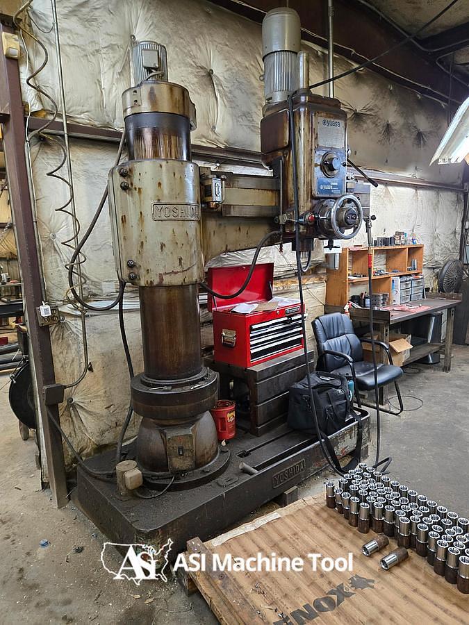 Used Yoshida YR5-115 Radial Arm Drill Press