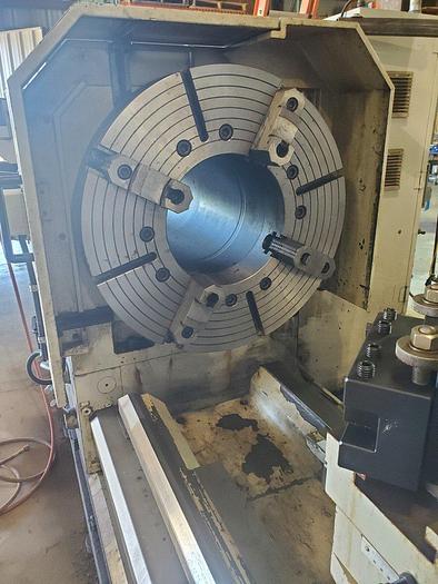 Used Used 2018 Megabore PA40x3mx14″ Hollow Spindle Engine Lathe, Like NEW Condition