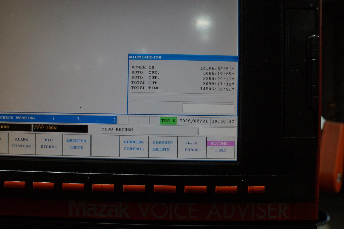 Used 2007 Mazak QTN 450II x 80″ CNC Lathe