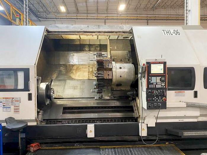 Used 2006 Mazak Slant Turn 60 CNC Lathe with 14.75" Bore